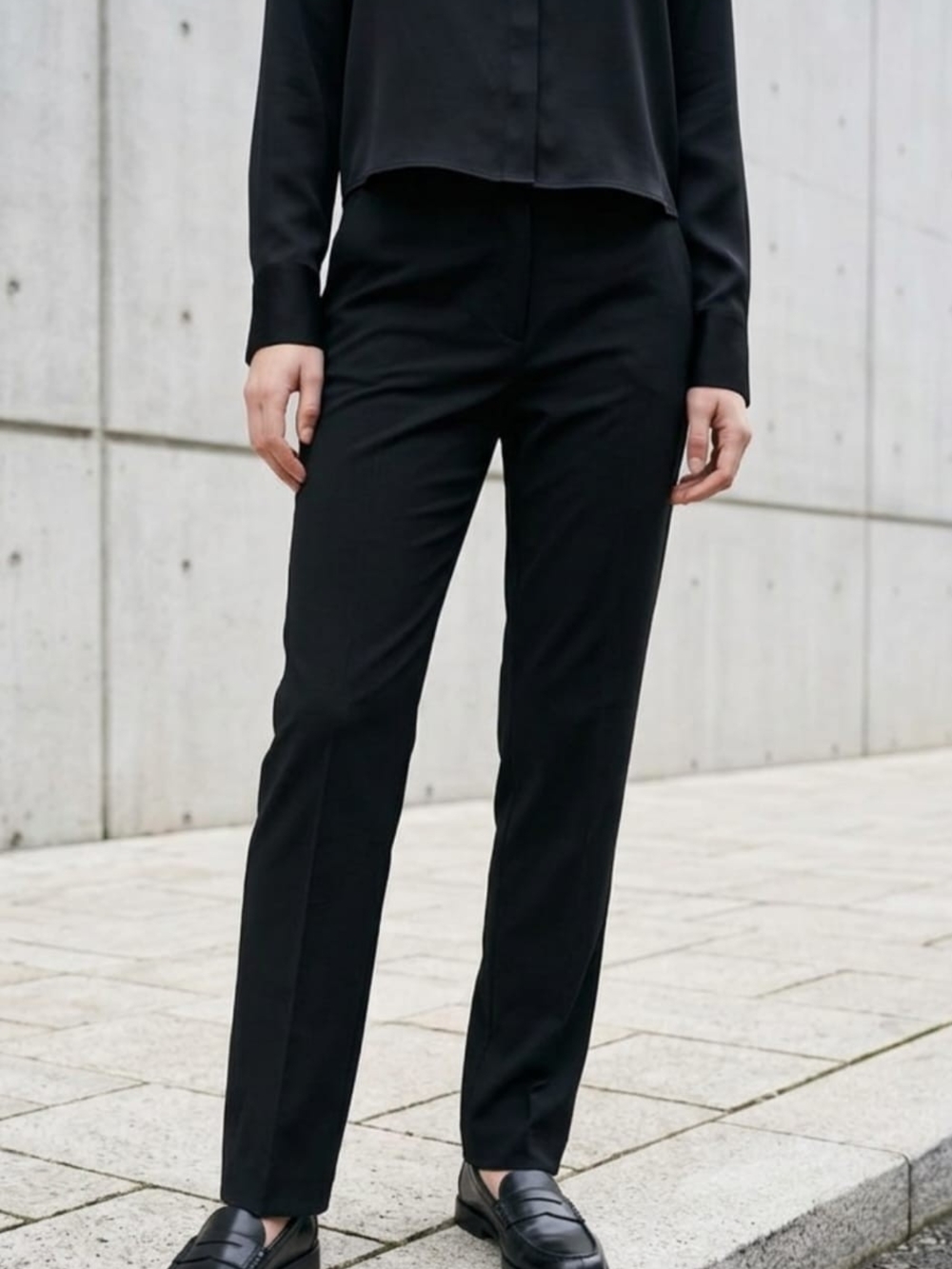 Dior Black Straight-Leg Women's Trousers